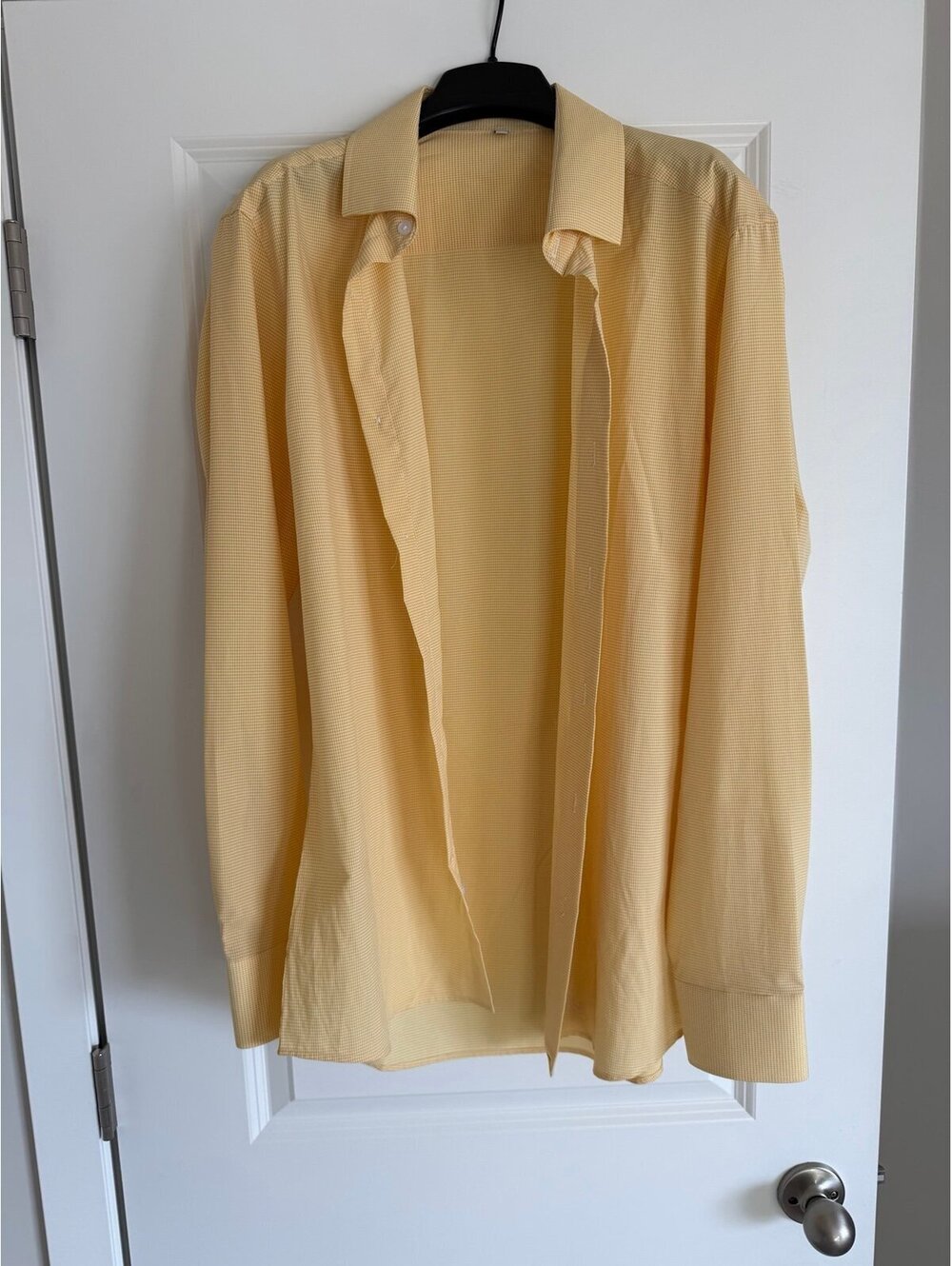 State and liberty yellow dress shirt